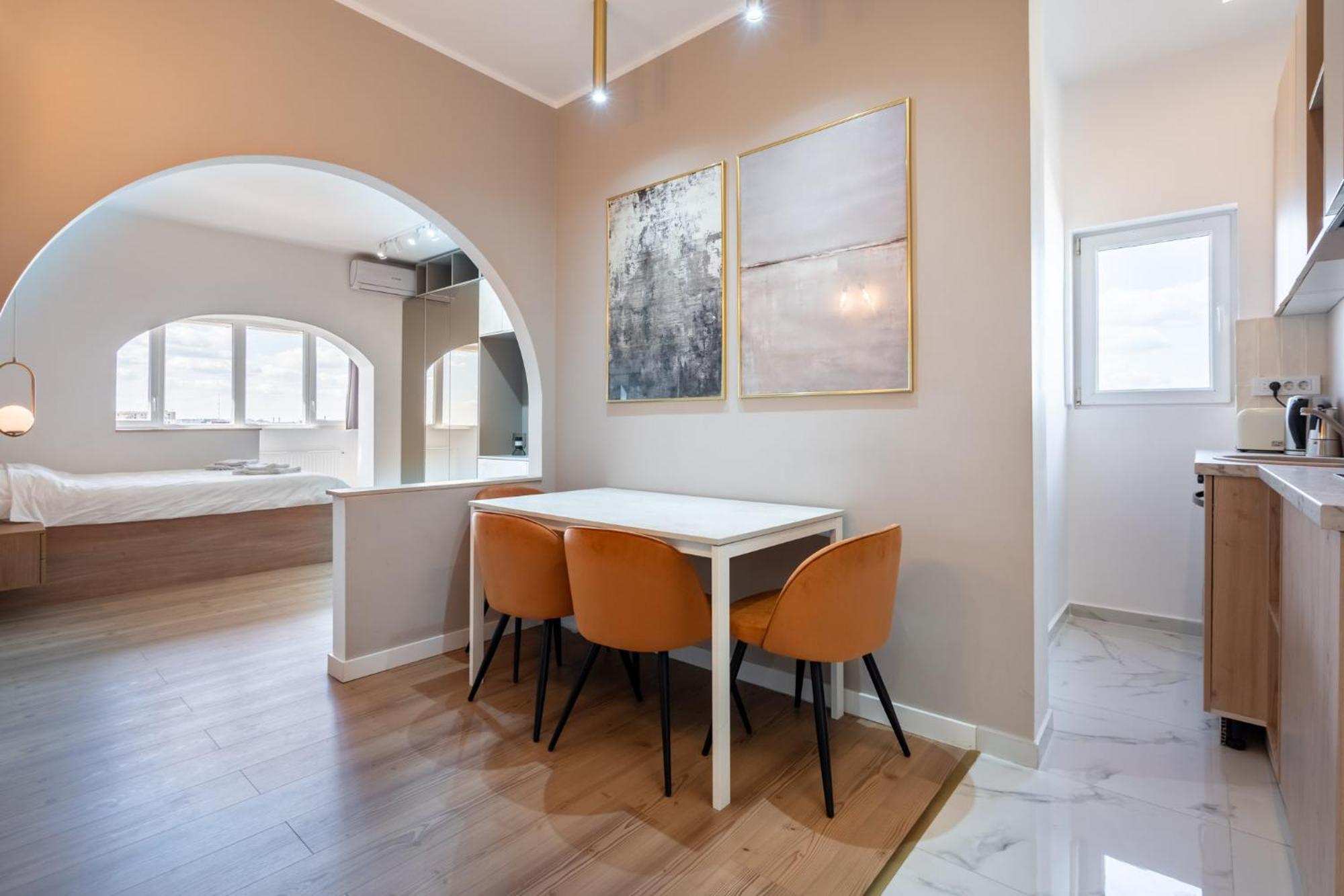 Sunset - Luxury Studio On Calea Victoriei Boekarest Buitenkant foto