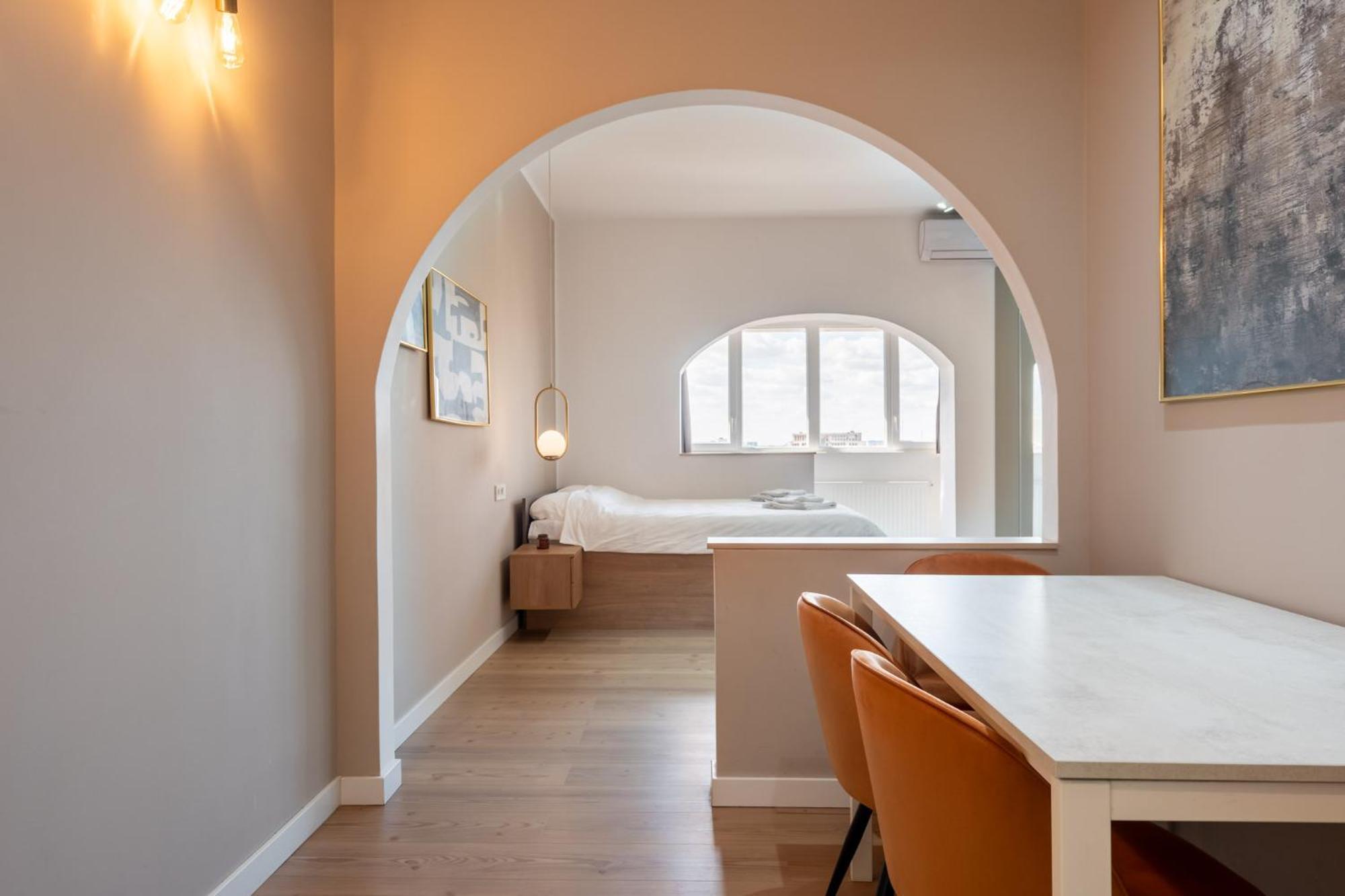 Sunset - Luxury Studio On Calea Victoriei Boekarest Buitenkant foto