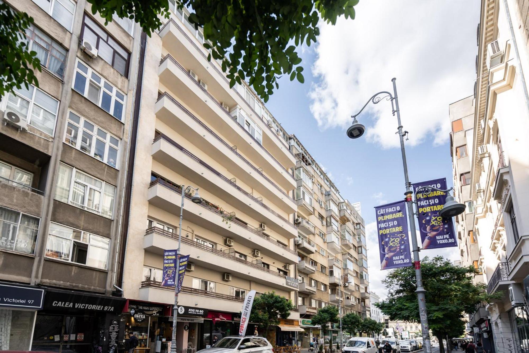 Sunset - Luxury Studio On Calea Victoriei Boekarest Buitenkant foto